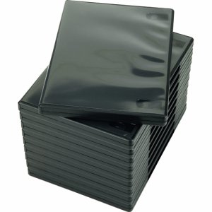 ナガセテクノサービス FD1001TLB10 CD /DVD M-ロックケース ブラック (940-2553) 1セット=50枚