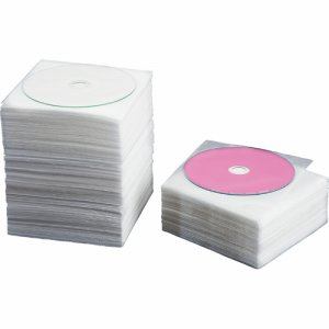 TCDC010CRS CD・DVD不織布ケース 片面1枚収納 1セット500枚 汎用品 (940-2003) 1セット＝500枚