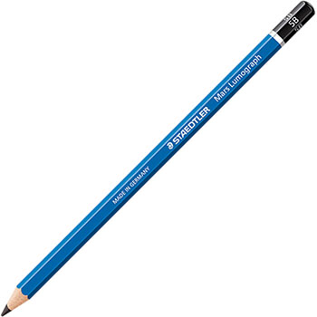 ステッドラー 100-5B マルス ルモグラフ 製図用高級鉛筆 5B 12本セット (910-3615) 1ダース=12本