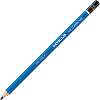 ステッドラー 100-6B マルス ルモグラフ 製図用高級鉛筆 6B 12本セット (916-4154) 1ダース=12本