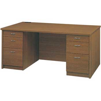 VP-11DEW33AN 両袖デスク 右袖オールロック錠 ミディアムオーク