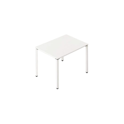 BTMP1275-WH 会議用テーブル 幅1200 本体：ホワイト 天板：ホワイト サイズ：W1200×D750×H720mm