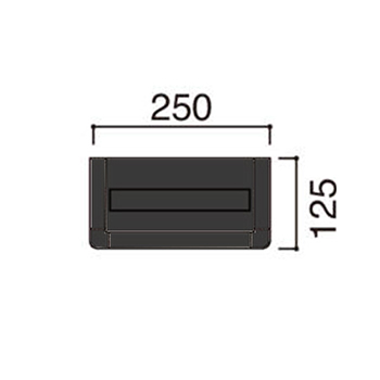 アプションフリー2 配線樹脂カバー 片面用マルチコンセントインセット ブラック