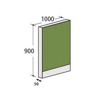 パーティションLPX パネル 高さ900 幅1000 リーフ