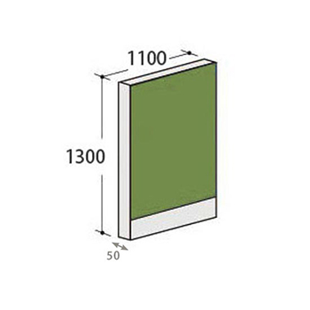 パーティションLPX パネル 高さ1300 幅1100 リーフ