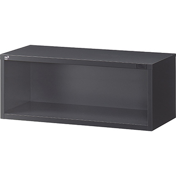 オープン書庫 高さ380 ブラック