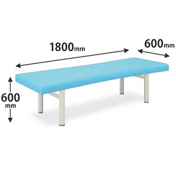 診察台 幅1800奥行600高さ600 スカイブルー