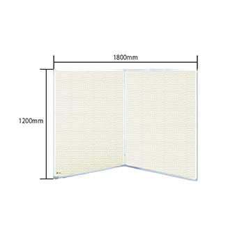 ヴァンテアン防炎丁番パネル 22型 2連 幅1800 高さ1200 クリーム