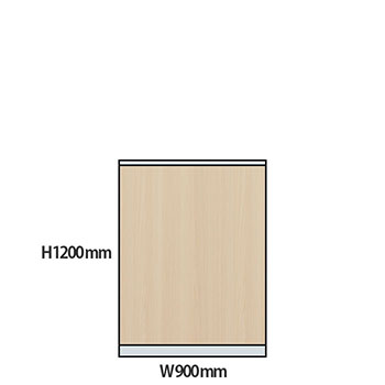 NP型パーティション木目タイプ 高さ1200 幅900 アッシュ