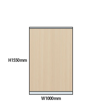 NP型パーティション木目タイプ 高さ1550 幅1000 アッシュ