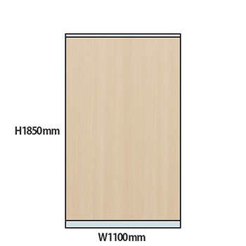 NP型パーティション木目タイプ 高さ1850 幅1100 アッシュ