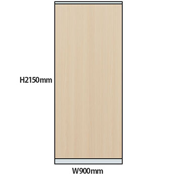 NP型パーティション木目タイプ 高さ2150 幅900 アッシュ
