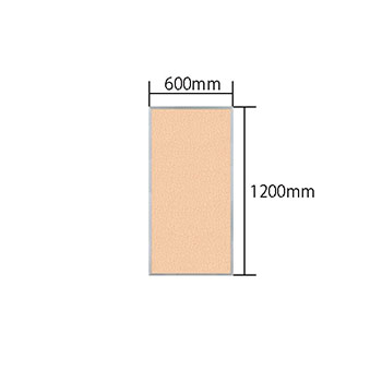 ヴァンテアンパネル 22型 幅600 高さ1200 ベージュ