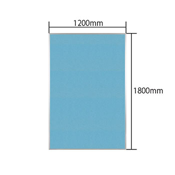 ヴァンテアンパネル 36型 幅1200 高さ1800 ライトブルー