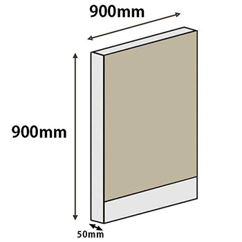 パーテーションLPX 高さ900 幅900 ベージュ