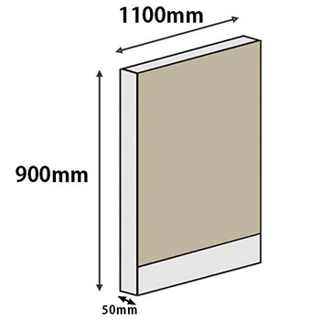 パーテーションLPX 高さ900 幅1100 ベージュ