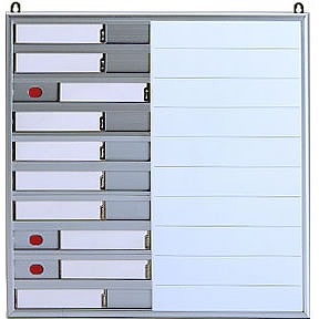 行動表示板 10名用