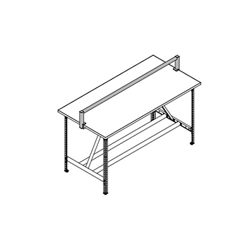 クロスコ 作業台用ファンクションビーム 2400W用 ダークグレー