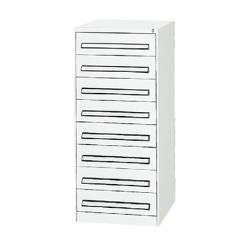 PA-1308W 軽中量ツールキャビネット 高さ1300 8段 DSホワイト