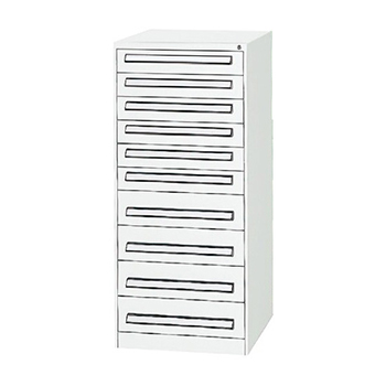 PA-1310W 軽中量ツールキャビネット 高さ1300 10段 DSホワイト