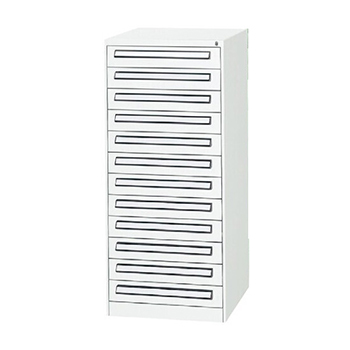 PA-1312W 軽中量ツールキャビネット 高さ1300 12段 DSホワイト