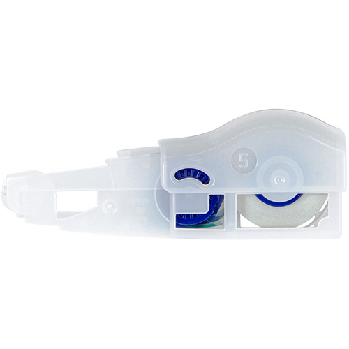 PLUS WH-635R-AB ホワイパーミニローラー 抗菌仕様 交換テープ 乳白 10個セット