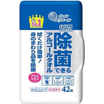 大王製紙 DSI20833177 エリエール 除菌できるアルコールタオル ボックス本体