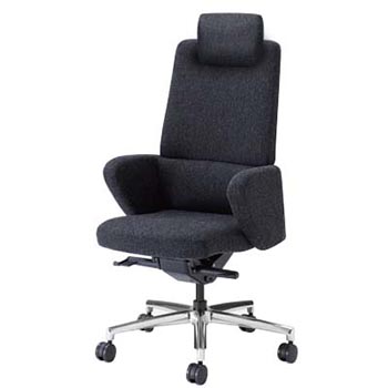 L435SE-FS42 セフィーロ ヘッドレスト付張り包み 布 チャコールグレー