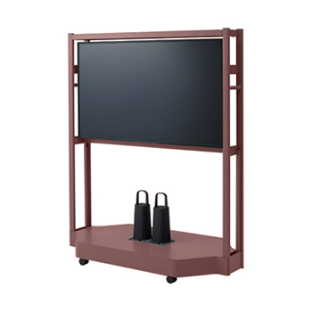 スプリント モニタースタンド OCインバーター取付部有 高さ1500 グレイッシュレッド