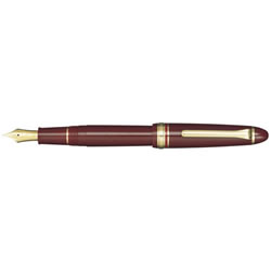 セーラー 111219432 プロフィットスタンダード万年筆 MN M 14金、24金メッキ仕上げ、中型 中字