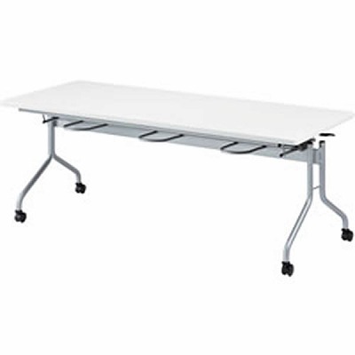食堂テーブル 水平スタッキング 幅1800×750mm ホワイト