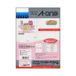 エーワン 28177 パソコンプリンタ&ワープロラベル A4 10面