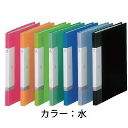 LIHIT G3201-14 クリヤーブック A4S 20P ミズ