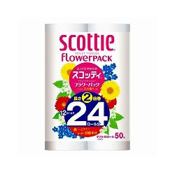 クレシア スコッティ 2倍巻き ダブル 50m×12ロール
