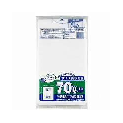 ジャパックス TSN70 ゴミ袋 70L 1袋=10枚