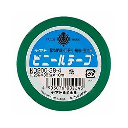 ヤマト NO200-38-4 ビニールテープ ミドリ