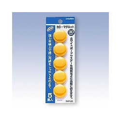 日本クリノス CMP-30-Y カラーマグネット丸型