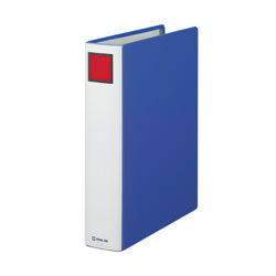 KINGJIM 1475 スーパードッチファイル A4S 青 10冊セット (010-1127)