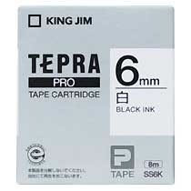 KINGJIM SS6K PROテープカートリッジ 6mm×8m (013-4293)