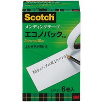 3M MP-24 メンディングテープ エコノパック 24mm幅 (015-3119) 1箱=6巻入