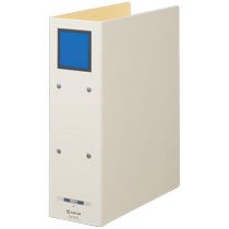 KINGJIM 4078アオ 保存ファイル ドッチ A4タテ 80mmとじ スクエア青 (319-7158)