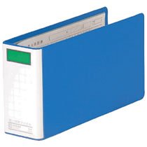 KINGJIM 895N 統一伝票用ファイル 片開き B4長辺1/3 オレフィン貼表紙 (016-1626) 2穴 50mmとじ