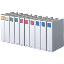 KINGJIM 973N キングファイルG A4タテ 30mmとじ グレー (910-0060) 1箱=10冊