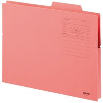 コクヨ A4-CFP 持ち出しフォルダー(カラー) A4 ピンク 10冊 (010-5972)