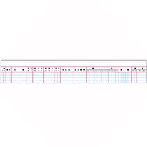 コクヨ ﾁ-117 手形受払帳（帳簿） B5 タテ257×ヨコ187mm 30行 1冊＝100頁 （118-5966）