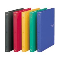 コクヨ ラ-460B クリヤーブック(替紙式) A4タテ 30穴 23ポケット 75枚収容 青 (013-9021)
