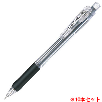 ゼブラ MN5-BK タプリクリップシャープ 0.5mm 軸色（黒） 10本セット （916-6387）