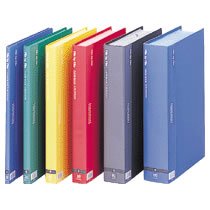 ビュートン BCB-A4-60DG クリヤーブック A4タテ 60ポケット ダークグレー (018-9309)