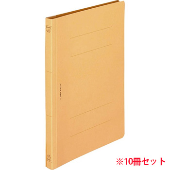 ライオン A-527KB5S フラットファイル【環境】 樹脂押え具 B5タテ 150枚収容 黄 （713-5590） 1セット＝