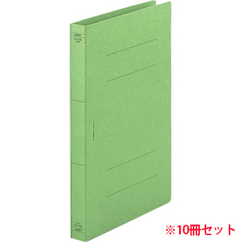 ライオン AW-519Sﾐﾄﾞﾘ フラットファイル【AWタイプ】（厚とじ） A4タテ 250枚収容 緑 （713-4937） 1